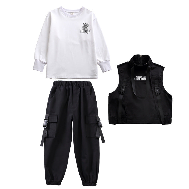 Hip Hop Costume Boys And Girls Fashion Trendy Children's Clothing